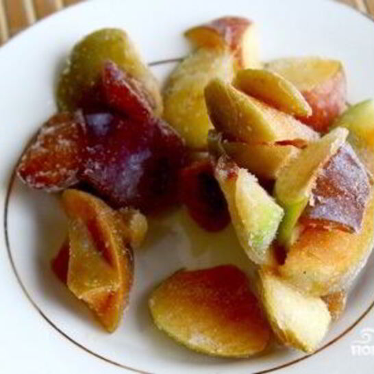 Рецепт замороженные яблоки на зиму