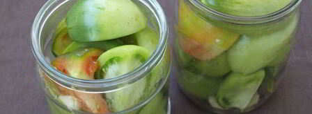 зеленые помидоры на зиму. Шаг 2