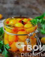 Желтые помидоры на зиму