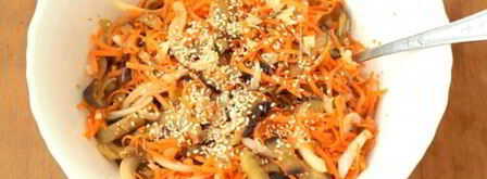 баклажаны по-корейски с морковью. Шаг 6