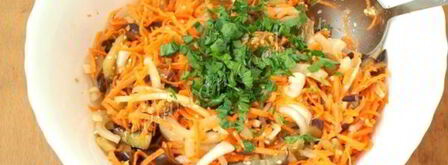 баклажаны по-корейски с морковью. Шаг 7