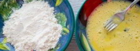 баклажаны жареные в кляре. Шаг 3