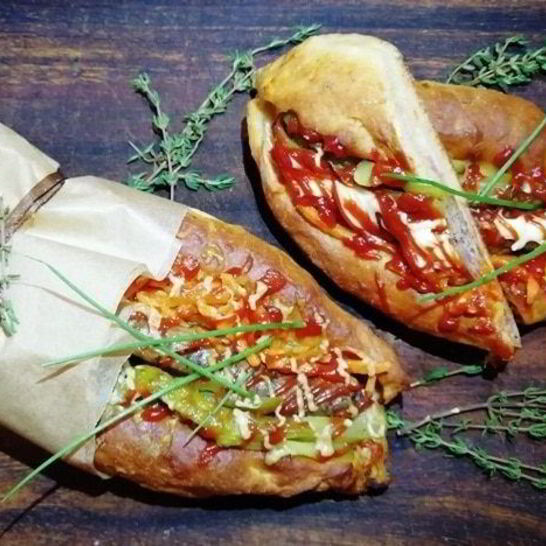 Рецепт баварские бутерброды-булочки с колбасой