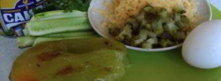 бутерброд на завтрак. Шаг 2