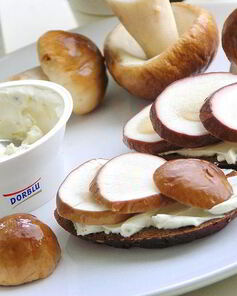 Бутерброд с белым грибом