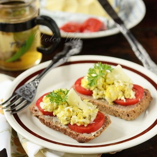 Рецепт бутерброд с яйцом и сыром