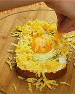 Бутерброд с яйцом