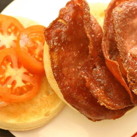 Рецепт бутерброд с жареной колбасой