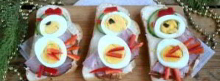 бутерброды петушки. Шаг 8