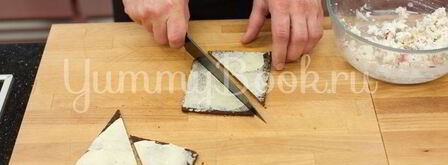 бутерброды с авокадо и лососем. Шаг 2