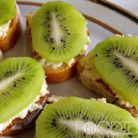 Рецепт бутерброды с киви