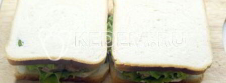 бутерброды с котлетой. Шаг 6