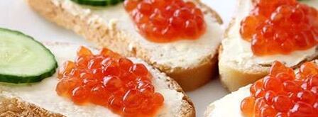 бутерброды с красной икрой. Шаг 5