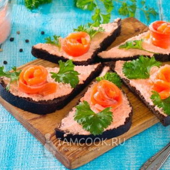 Рецепт бутерброды с красной рыбой