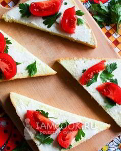 Бутерброды с крем-сыром