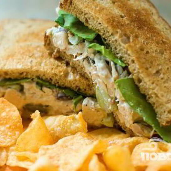 Рецепт бутерброды с куриным салатом