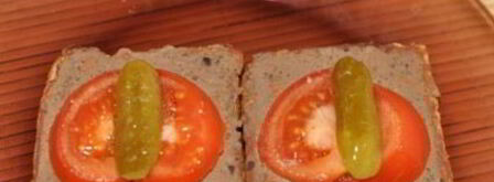 бутерброды с паштетом. Шаг 3