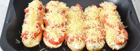 бутерброды с помидорами и сыром в духовке. Шаг 9