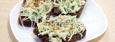 бутерброды с салатом. Шаг 5