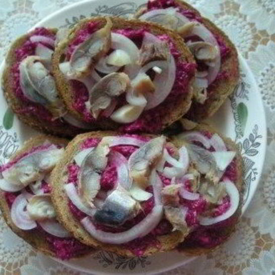 Рецепт бутерброды с селедкой