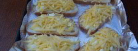 бутерброды с сыром и чесноком. Шаг 5