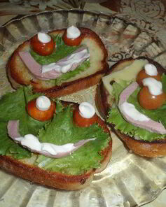 Бутерброды Веселые Мордашки