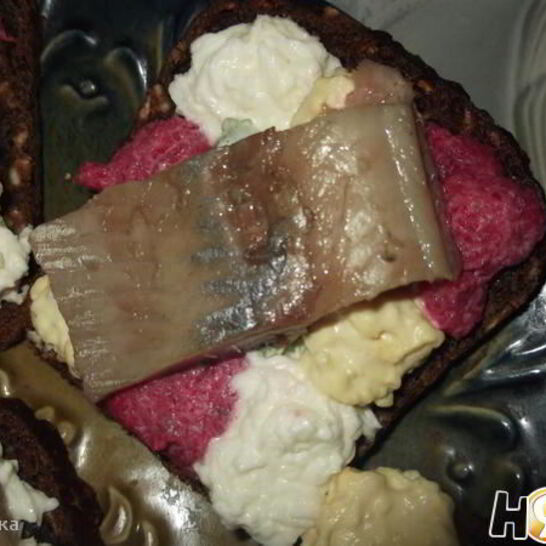 Рецепт бутерброды закусочные с сельдью