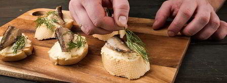 бутерброды золотая рыбка. Шаг 6