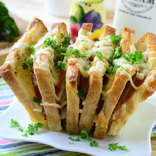 Рецепт гармошка из бутербродов