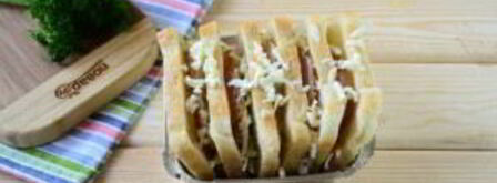 гармошка из бутербродов. Шаг 6