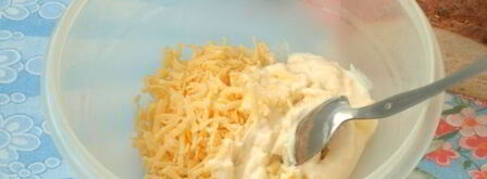 горячие бутерброды с сыром и зеленью. Шаг 3