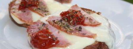 горячие бутерброды в средиземноморском стиле. Шаг 6