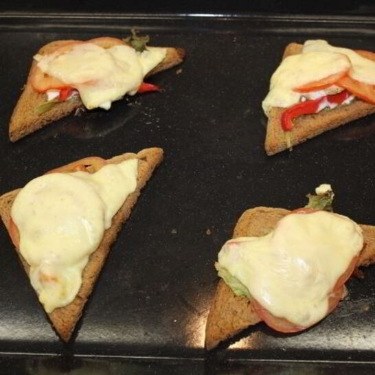 Рецепт горячие бутерброды