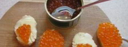 маленькие бутерброды с икрой. Шаг 3