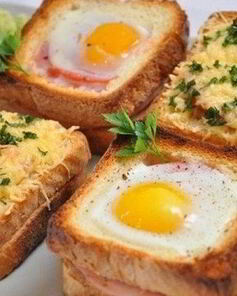 Необычные бутерброды в духовке к завтраку