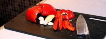 острые бутерброды с креветками. Шаг 2