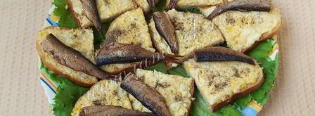 праздничные бутерброды со шпротами. Шаг 5