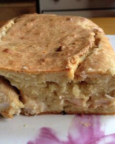 Сырный кекс с курицей