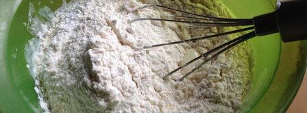 сырный кекс с курицей. Шаг 4