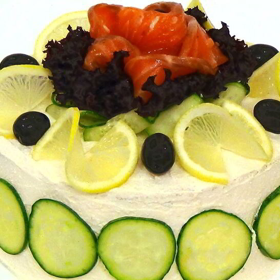 Рецепт торт бутербродный с рыбой