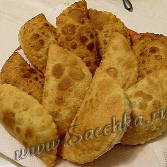 Рецепт тесто для чебуреков