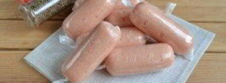 домашние сосиски из курицы. Шаг 5