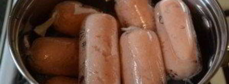 домашние сосиски из курицы. Шаг 6