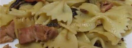 фарфалле в пиве с баклажанами и беконом. Шаг 30