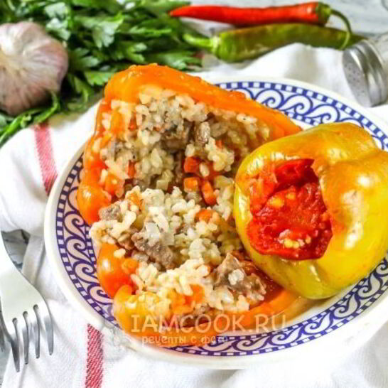 Рецепт фаршированные перцы в томатном соусе