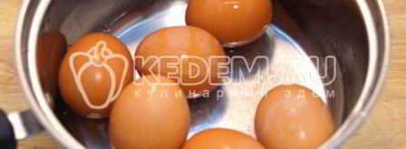 яйца фаршированные грибами. Шаг 5