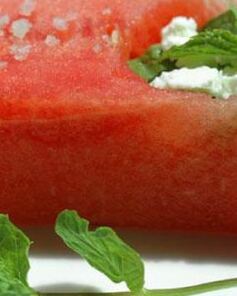 Греческий сыр с мятой в Арбузе