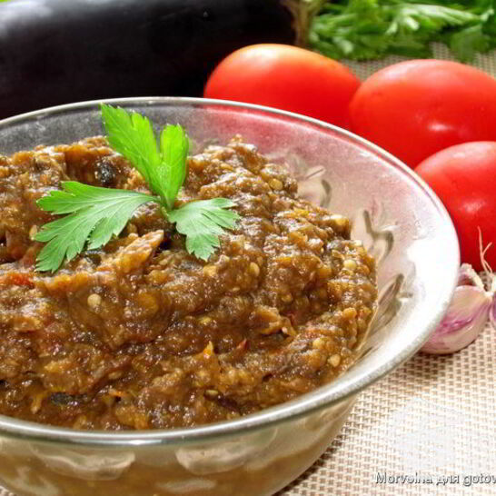 Рецепт баклажанная и кабачковая икра в духовке