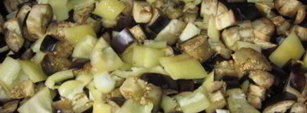 баклажанная и кабачковая икра в духовке. Шаг 3