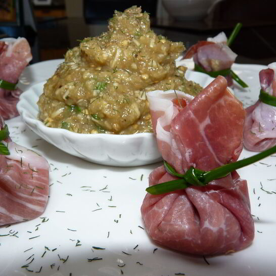 Рецепт баклажанная икра в прошутто